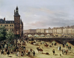 De bloemenmarkt, 1832